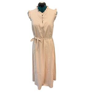 Stelen Victorian Maxi Dress Women’s Medium‎ EUC beige stripe